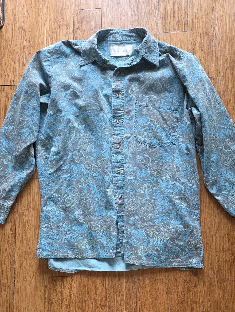 Paisley Button Down Shirt
